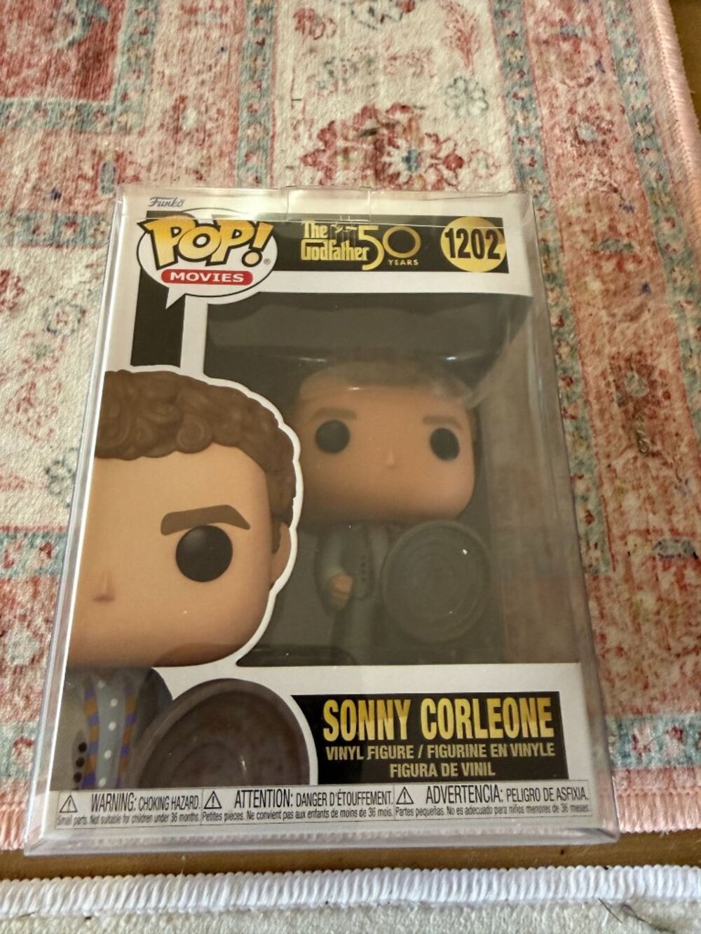 Funko Pop! The Godfather Sonny Corleone #1202 with Protective Case New!!!
